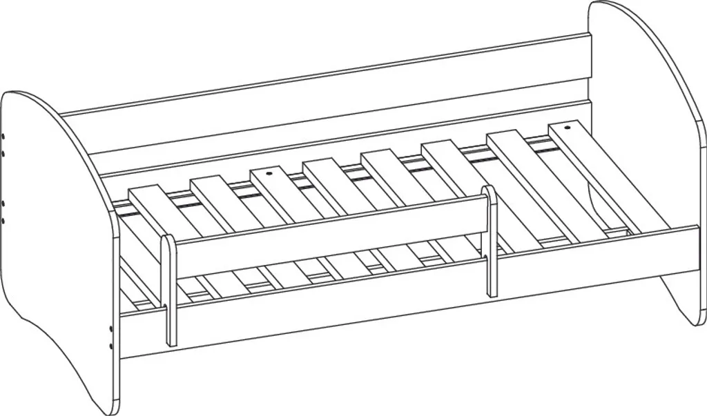 ACMA Jugendbett Kinderbett Junior-Bett Komplett-Set Mit Matratze Lattenrost Und Rausfallschutz Blau 02 Animals 160x80 – Bild 5
