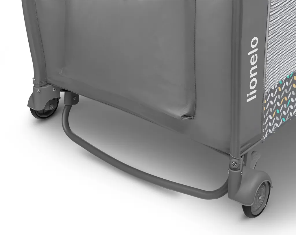 Reisebett Lionelo Sven Plus Grey Scandi Babybett Kinderbett Mit Wickelablage Klappbar – Bild 17