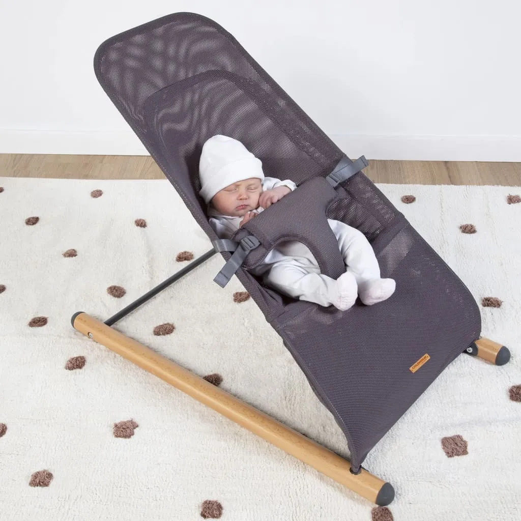 Childhome Evolux Bouncer Babywippe Natur Anthrazit – Bild 14
