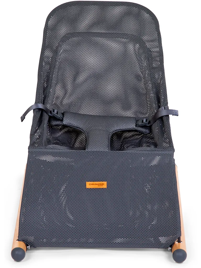 Childhome Evolux Bouncer Babywippe Natur Anthrazit – Bild 6