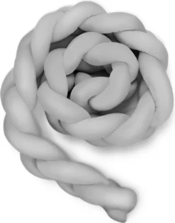 EINFEBEN 3M Baby Nestchen Bettschlange Babyschlafhilfe Kinder Baby Stereotypes Kissen Grau