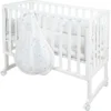 Roba Safe Asleep® Stubenbett 3 In 1 ""Sternenzauber"", Beistellbett Weiß, Babybett & Bank, Mit Zubehör