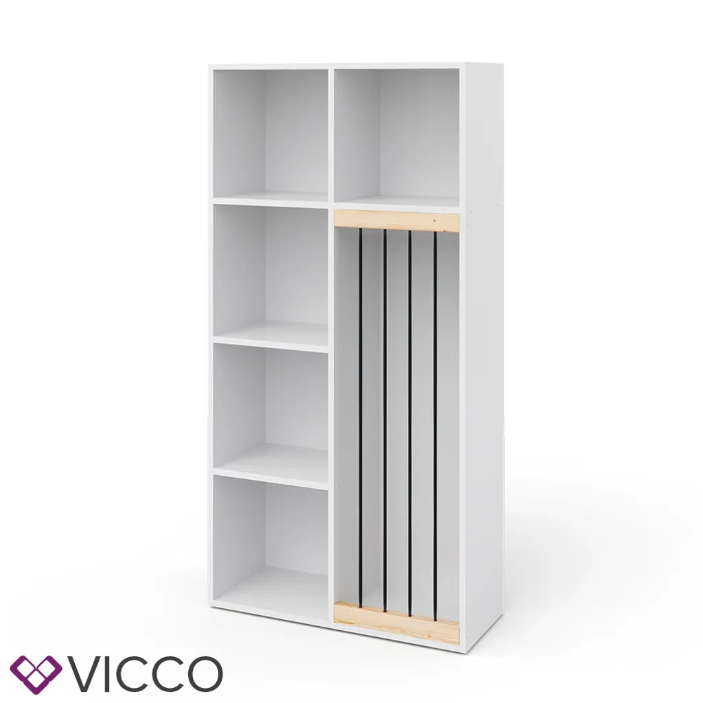 Vicco Kinderregal Marvin Weiß 143 X 72 X 29,1 Cm Holzwerkstoff – Bild 2