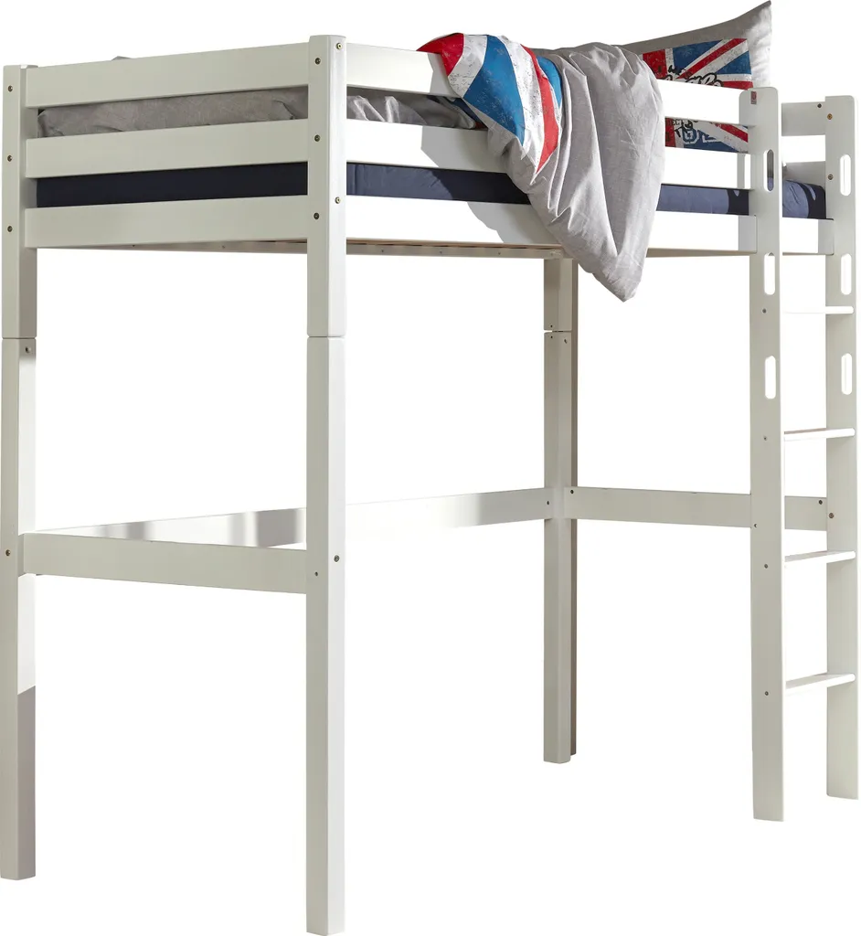 Relita Hochbett TOLI Buche Massiv Weiß Lackiert BH1021117-B90 – Bild 4