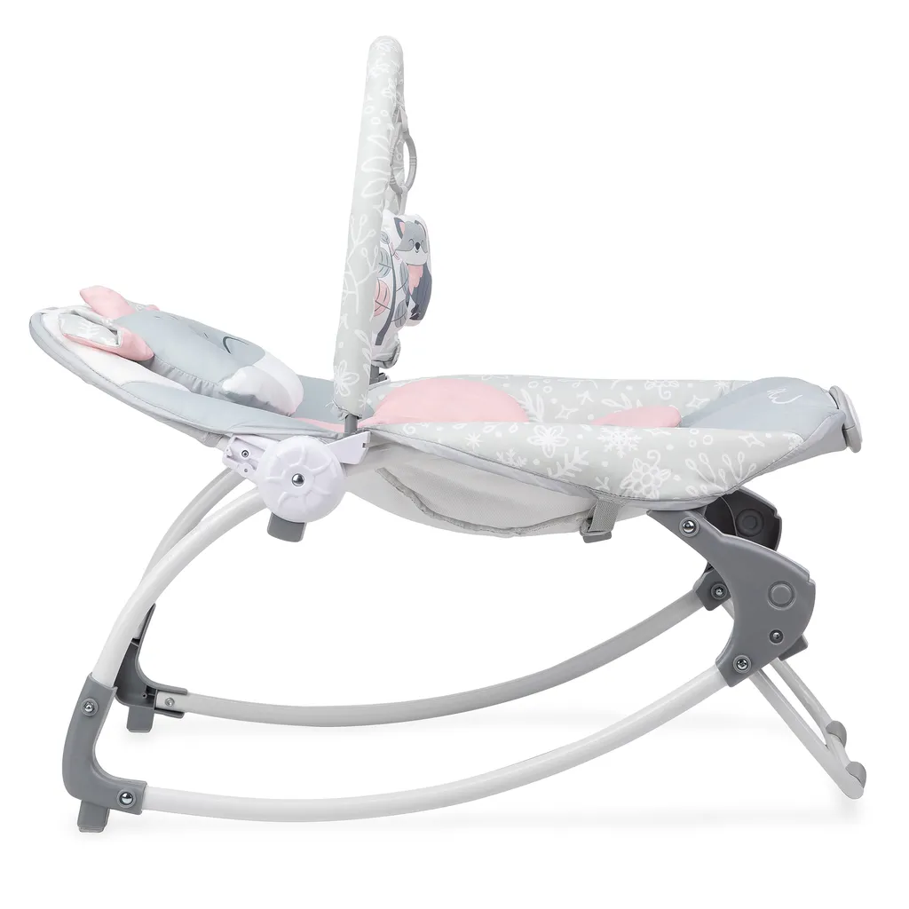 Babywippe Mit Musik Und Vibration Babywiege Schaukelwippe MoMi LUIS – Bild 3