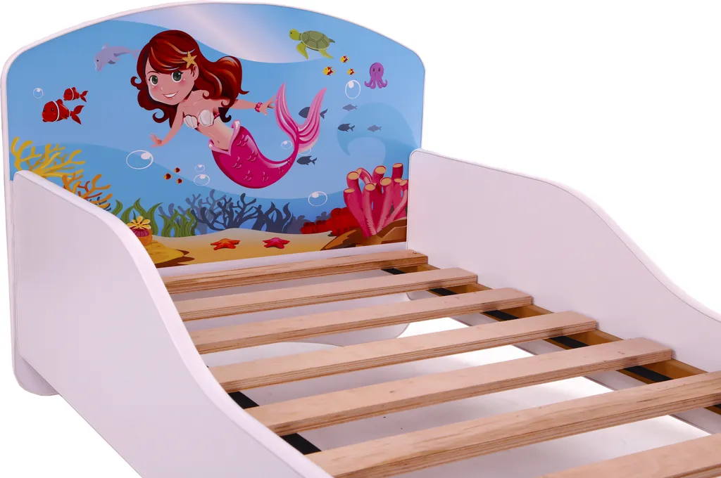 ACMA I Jugendbett Kinderbett Junior-Bett Komplett-Set Mit Matratze Lattenrost Weiß 16 Sweet Kitty 2 160x80 – Bild 2