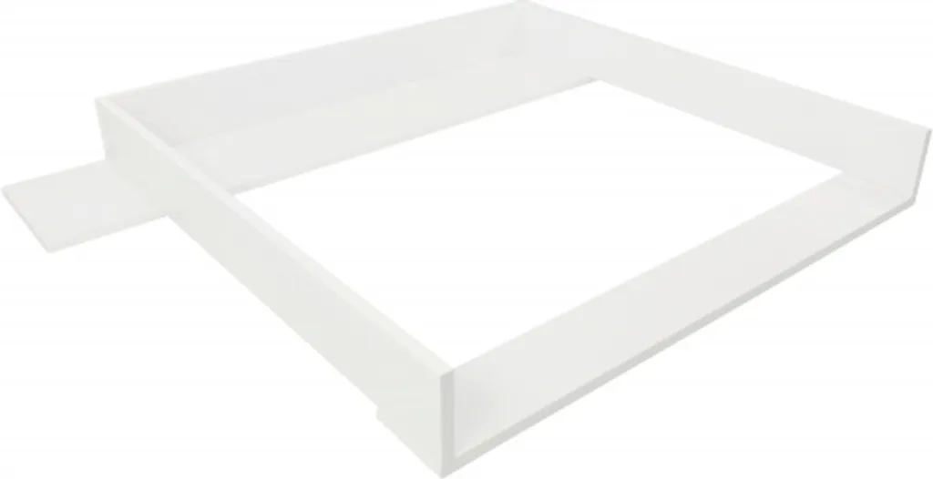 Puckdaddy Wickelaufsatz Marius 108x80x10 Cm Holz In Weiß Mit Blende Für IKEA Hemnes Kommoden