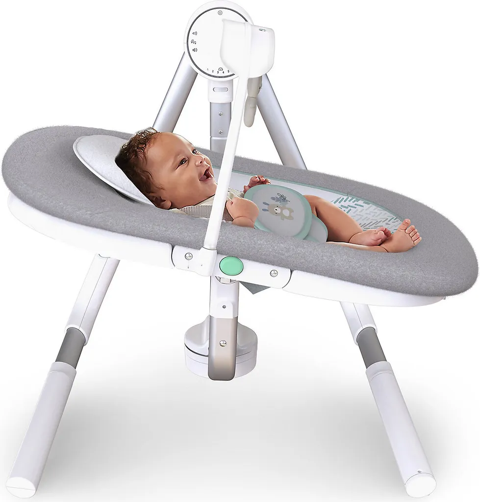 Ingenuity Baby Tragbare Schaukel AnyWay Sway PowerAdapt Dual-Direction, Spruce Babyschaukeln Wippen – Bild 4