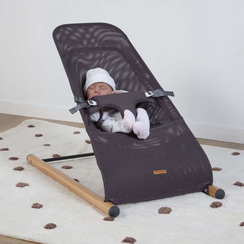 Childhome Evolux Bouncer Babywippe Natur Anthrazit – Bild 18