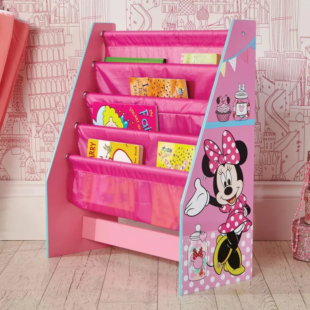 Disney Kinder-Bücherregal Minnie Maus 51 X 23 X 60 Cm Rosa WORL222007 – Bild 2