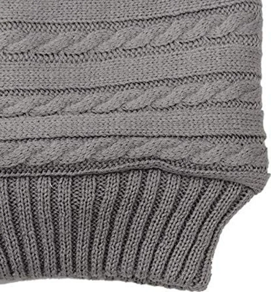 Baby Schlafsack Für Kinderwagen Winter Gestrickt Schlafsack Süße Samt Warme Tasche Pucksack Stricken Wickeln Abnehmbare Ärmel Strick Decke Schlafsack Swaddle Für Babys Neugeboren 0-18 Monat – Bild 3