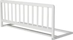 Schardt Bettschutzgitter, Für Alle Betten Und Kinderbetten Geeignet, Länge 90cm X Höhe 38cm, Buche Massiv Weiß Lackiert