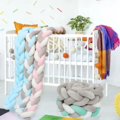 Lospitch Baby Nestchen Baby Koerper-Stuetzkissen Kopf Kopfkissen Design 3M Bettschlange