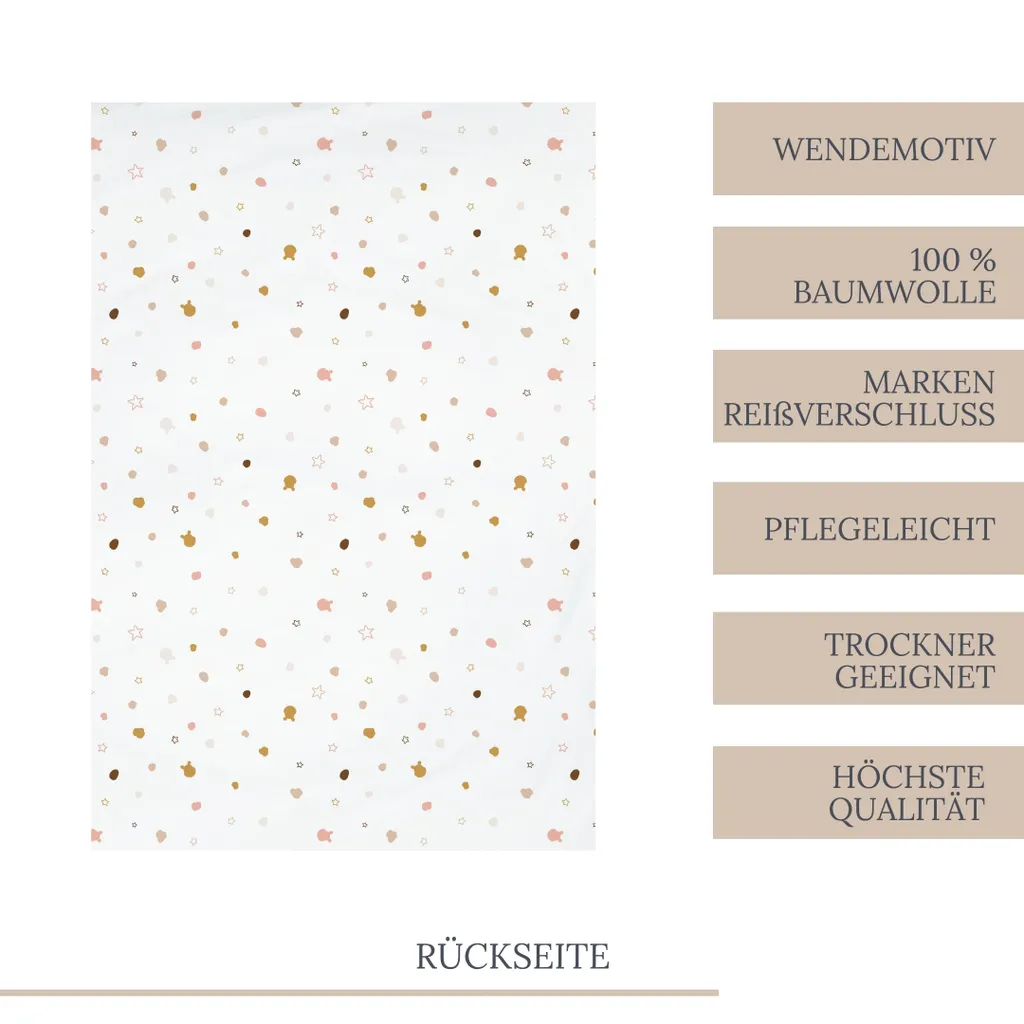 Disney Winnie Pooh Baby-Bettwäsche 40x60 Cm + 100x135 Cm · Winnie Puuh Kinder-Bettwäsche In Biber / Flanell - 100% Baumwolle – Bild 4