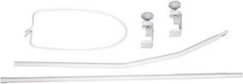 Himmelstange Himmelhalter Weiß Aus Metall Universal Für Babybett Kinderbett Gitterbett Wiege Beistellbett – Bild 3