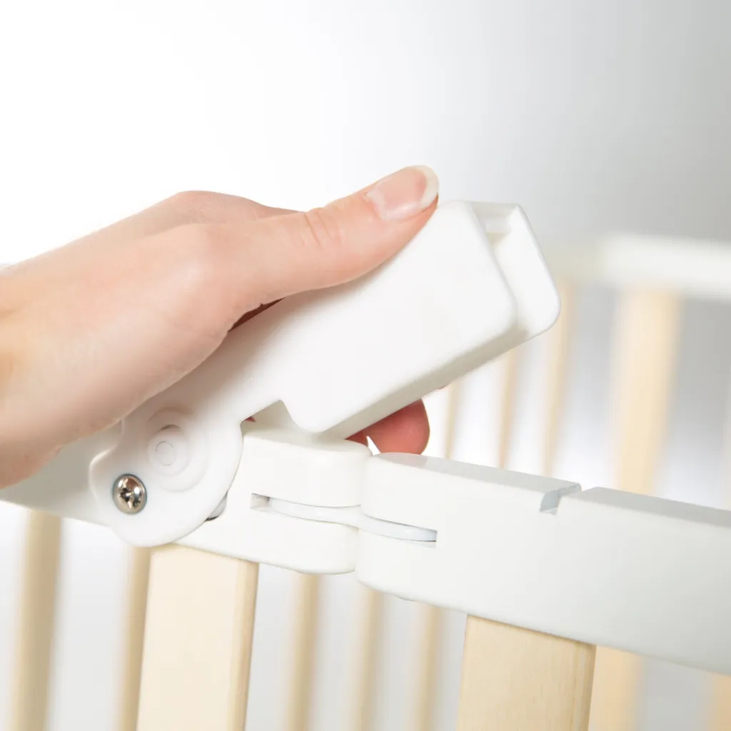 Roba Laufgitter Klappbar, Bicolor, 75x100 Cm, Platzsparendes Spielgitter Inkl. Rollen, Holz – Bild 9