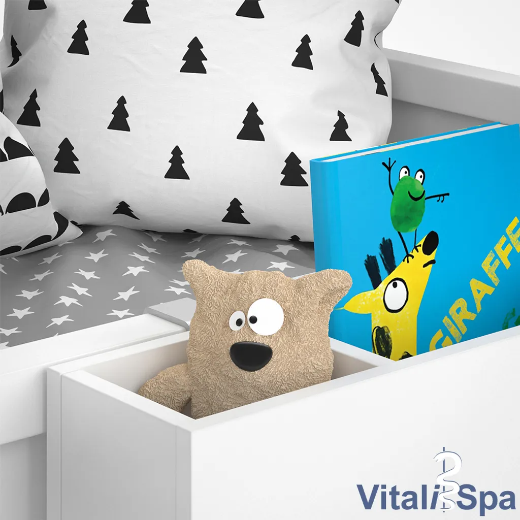 VitaliSpa Hängeral Für Kinderbett Hochbett Einhängeregal Zubehör Regal Ablage – Bild 5