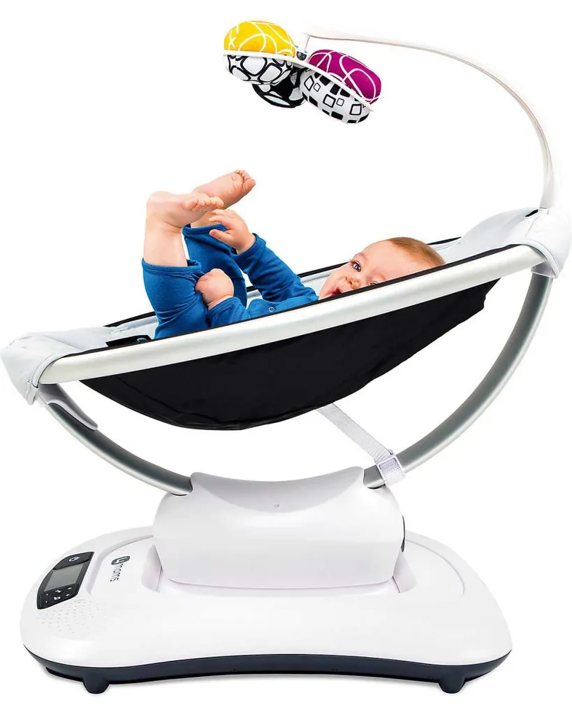 4moms Babywippe MamaRoo 4 3D Classic Grey – Bild 4