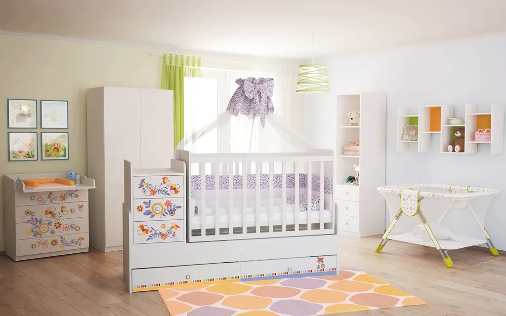 Wickelkommode Wickeltisch Simple Mit Motiv Von Polini Kids – Bild 3