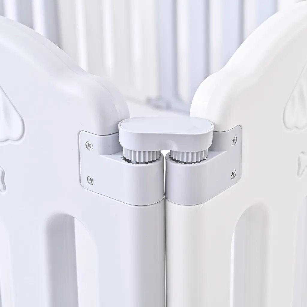 Baby Vivo Laufgitter Aus Kunststoff Faltbar - Kapitän Benjamin In Grau Und Weiß – Bild 8