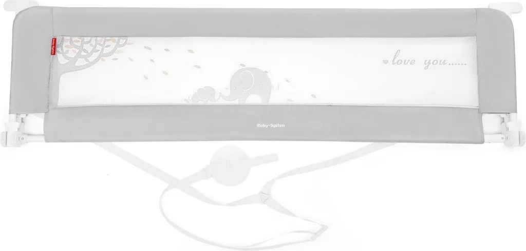 Bettschutzgitter Klappbar Bettgitter 154 X 42 Cm, Rausfallschutz Für Das Eltern- Oder Kinderbett In Grau – Bild 7