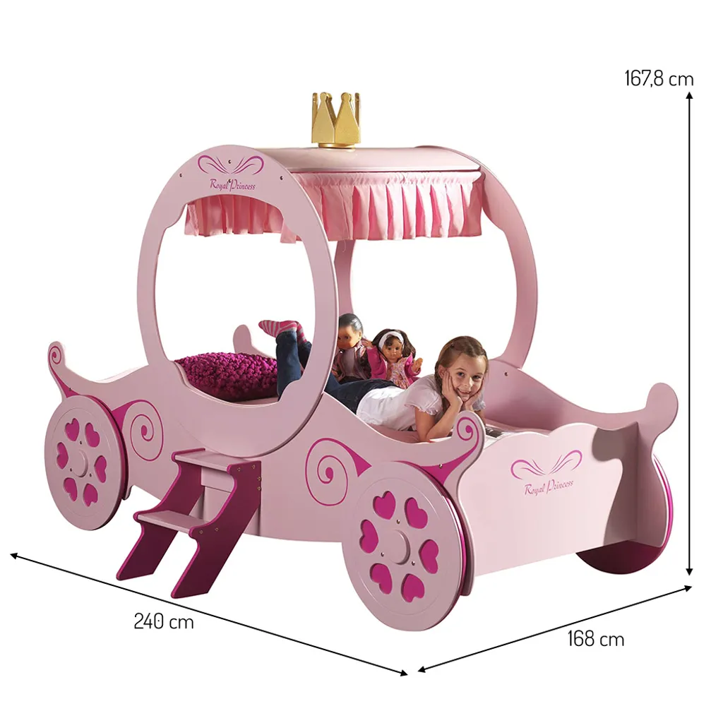 Dream Tree Autobett 90 X 200 Cm Prinzessin Kutsche – Bild 2
