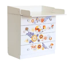 Wickelkommode Wickeltisch Simple Mit Motiv Von Polini Kids