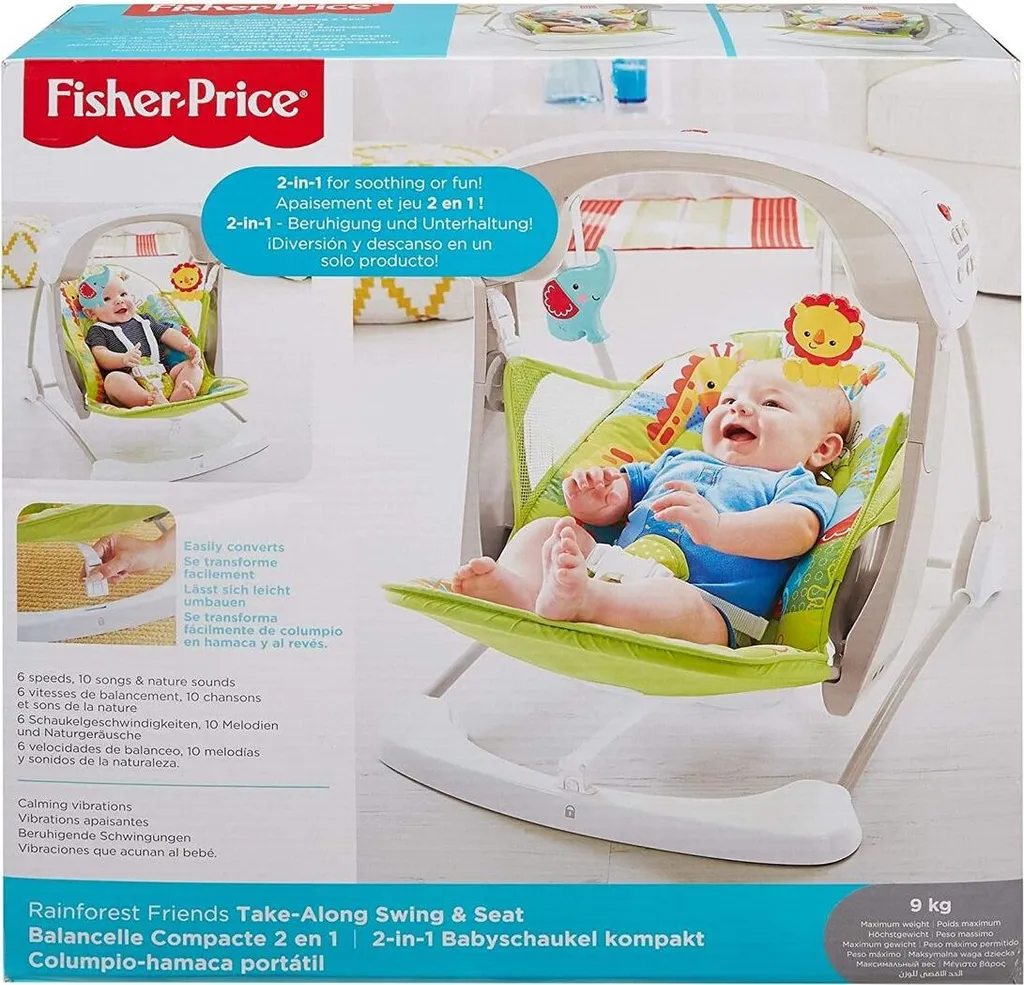 Fisher Price FPB 2in1 Babyschaukel Kompakt – Bild 3