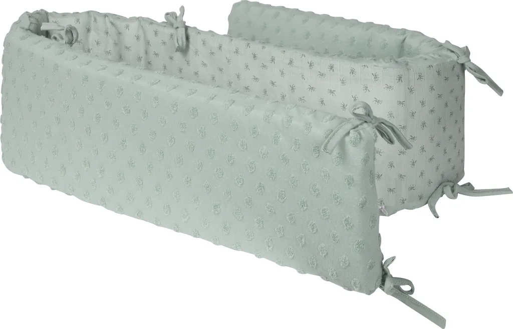 Roba Nestchen ‚Lil Planet‘, Baumwolle, GOTS , Für Betten 60 X 120 Cm/ 70 X 140 Cm, Frosty Green